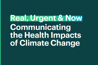 Communicating the health impacts of climate change - Cover