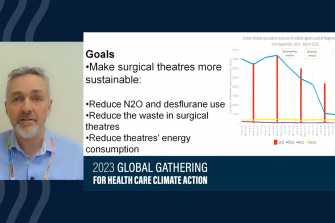 Scotland: Improving the climate impact of surgery