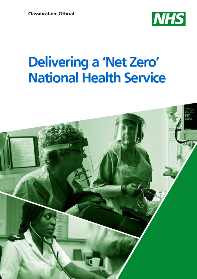 Delivering a Net Zero NHS cover