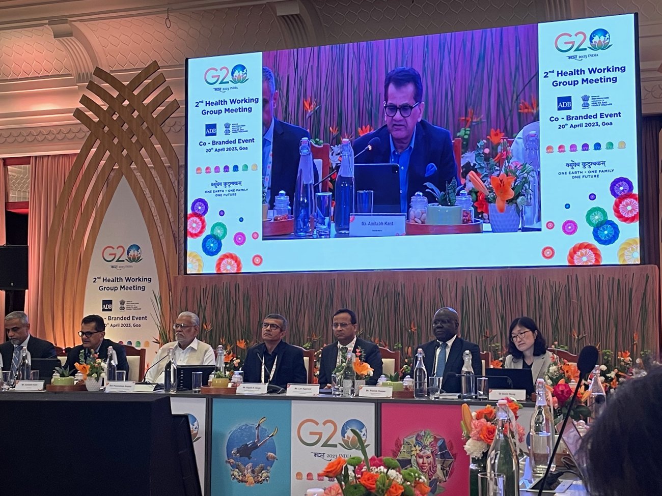 G20 Sherpa, Amitabh Kant speaking at the G20 Health Working Group Side Event on Climate and Health