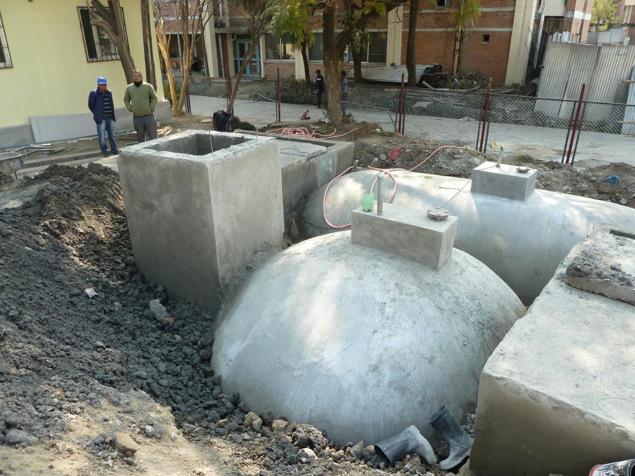 Biodigestors. Credit: Ruth Stringer.