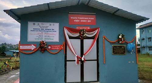 New waste treatment area - Kathmandu, Nepal