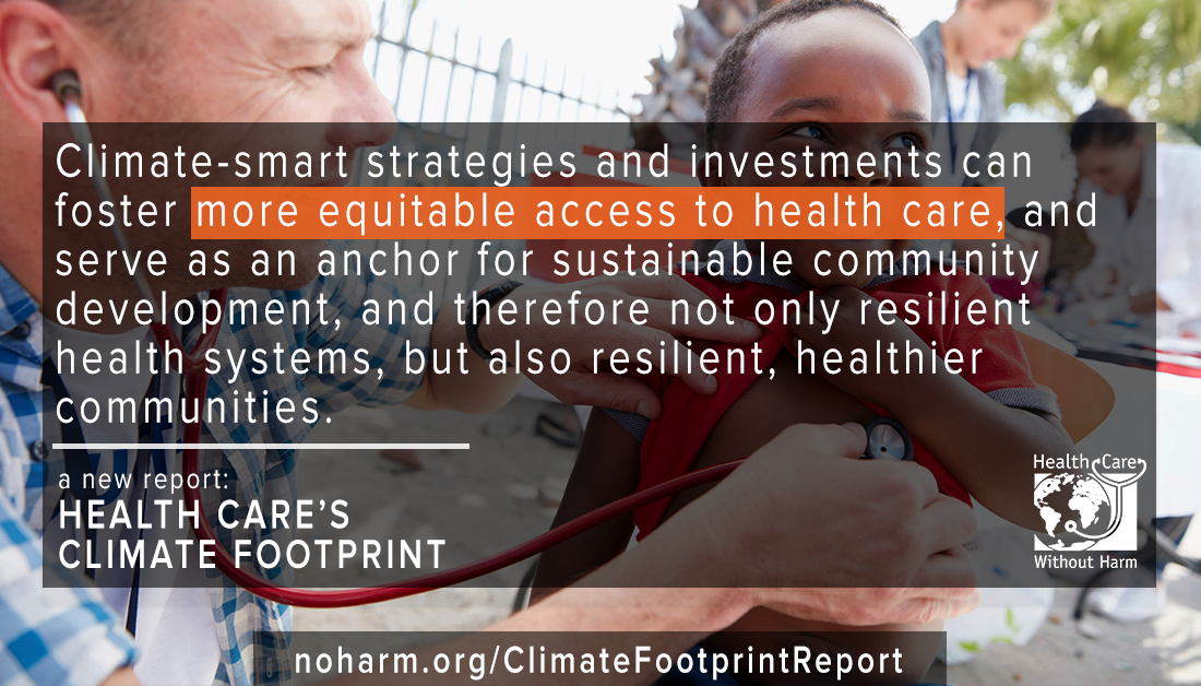 health care's climate footprint