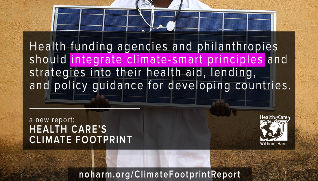 health care's climate footprint