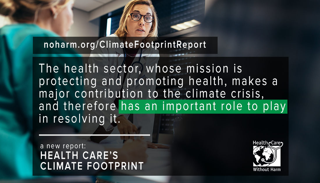 health care's climate footprint