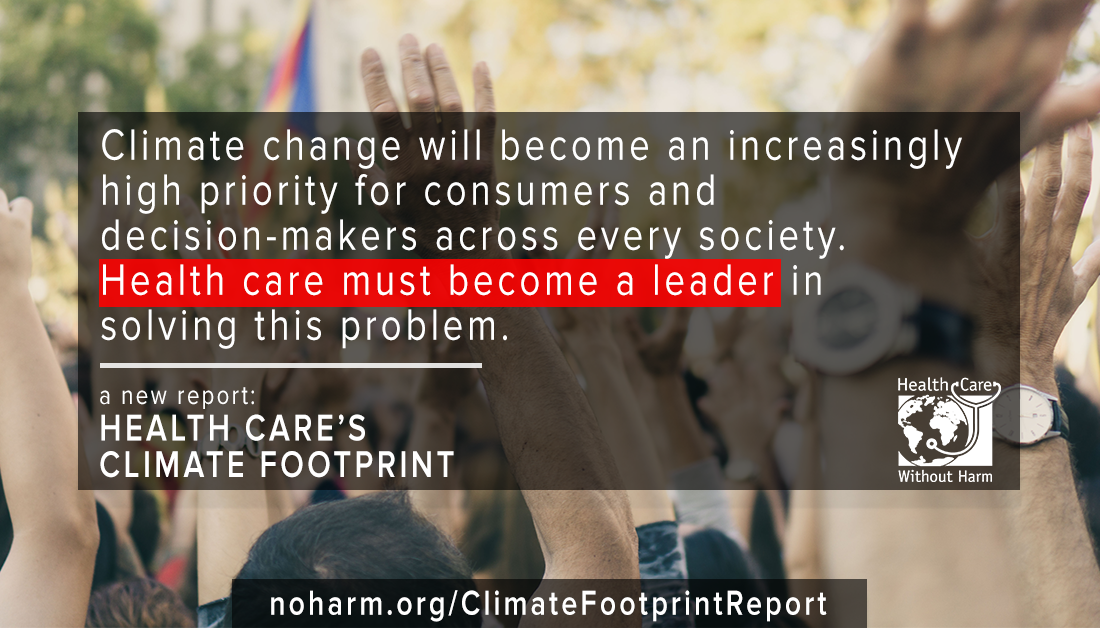 health care's climate footprint