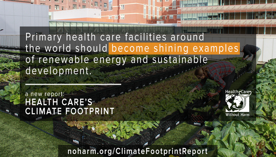 health care's climate footprint