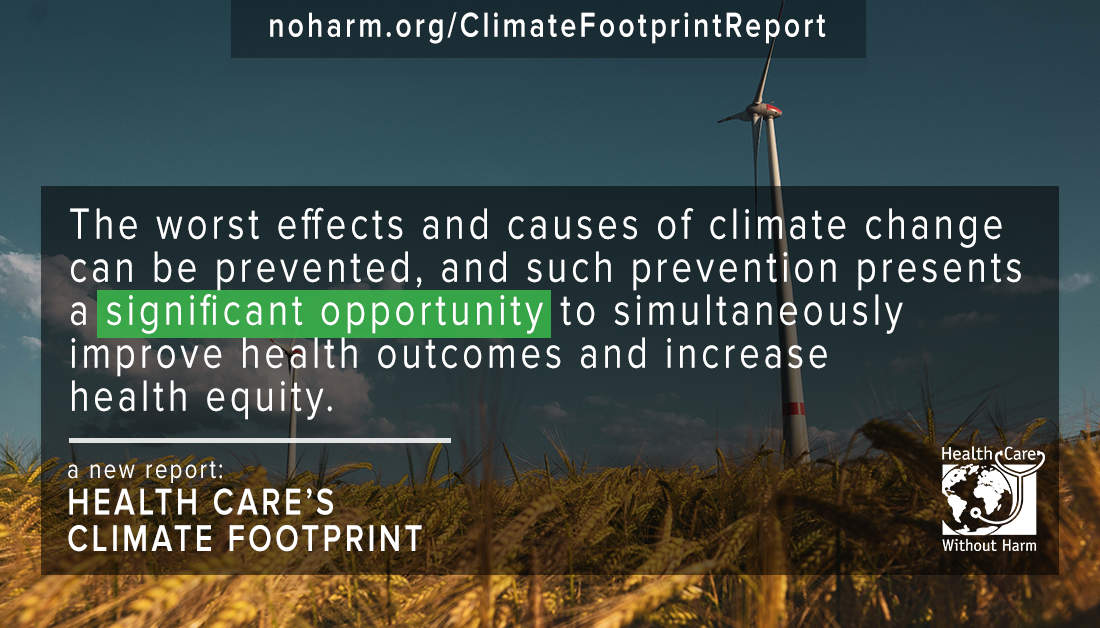 health care's climate footprint